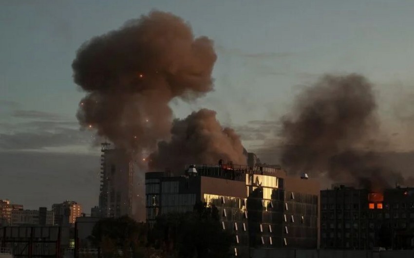 Kiyevə son həftədə edilən dron hücumlarının nəticələri açıqlanıb