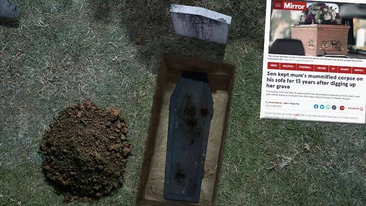 Polşada anasını məzarından çıxaran adam 13 il eyni evdə qalıb