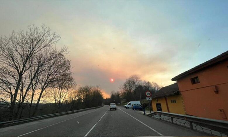 İspaniyanın Asturiya bölgəsində 60-dan çox meşə yanğını baş verib