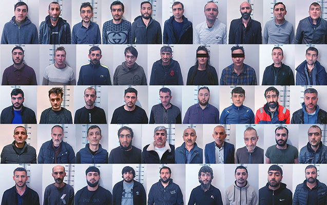 Narkotikə görə daha 50 nəfər saxlanıldı - Video