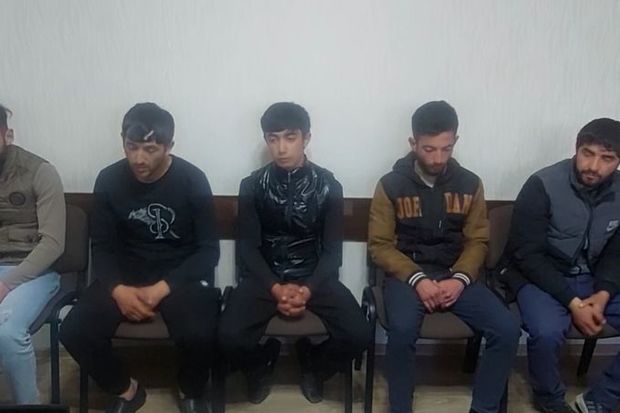 Şəmkirdə oğurluqlar edən dəstə üzvləri tutulublar - FOTO