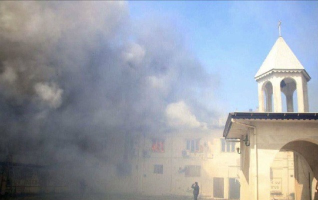 İranda erməni kilsəsində yanğın