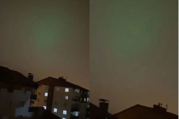 Türkiyə səmasında əsrarəngiz görüntü peyda oldu - FOTO/VİDEO