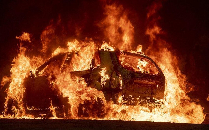 В Гёйгёле задержали подозреваемого в поджоге автомобилей