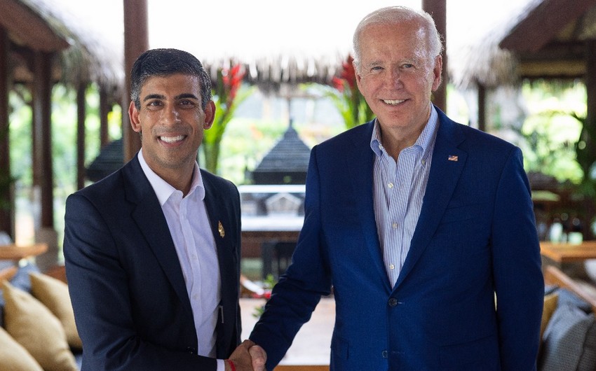 Bayden və Sunak Belfastda Ukraynadakı vəziyyəti müzakirə edəcəklər