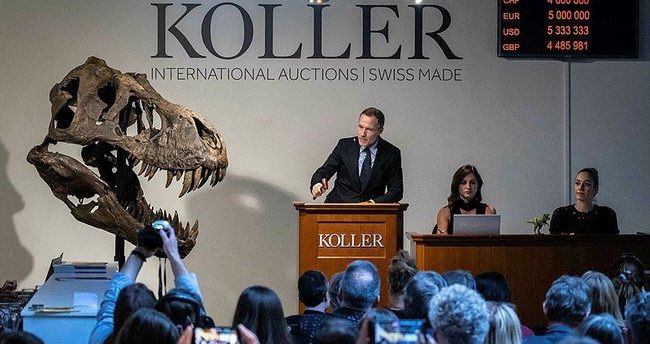 T-Rex dinozavr skeleti 6,2 milyon dollara satıldı