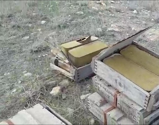 Cəbrayılda yol tikintisi zamanı 15 000 ədəd avtomat gülləsi tapılıb