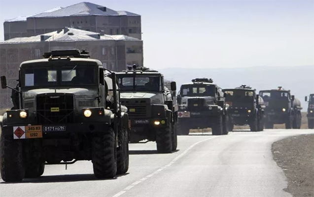 Rusiyalı hərbçilər Ermənistanda təlim keçdilər