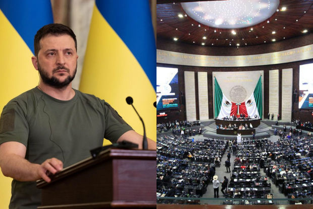 Zelenski bu gün Meksika Konqresində çıxış edəcək