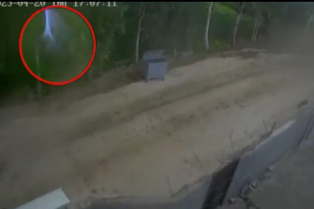 Türkiyədə meşəlik sahəyə ildırım düşüb - ANBAAN VİDEO