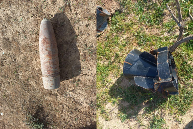 Sumqayıtda top mərmisi tapılıb - FOTO/VİDEO