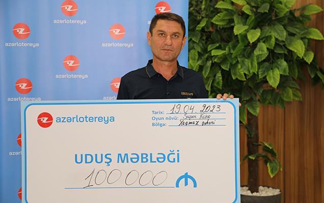 “Super Keno” lotereyasında 100 000 AZN qazanılıb