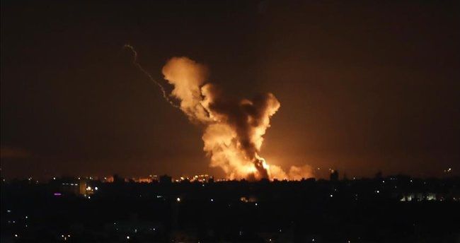 İsrail ordusu Qəzzaya hücum edib