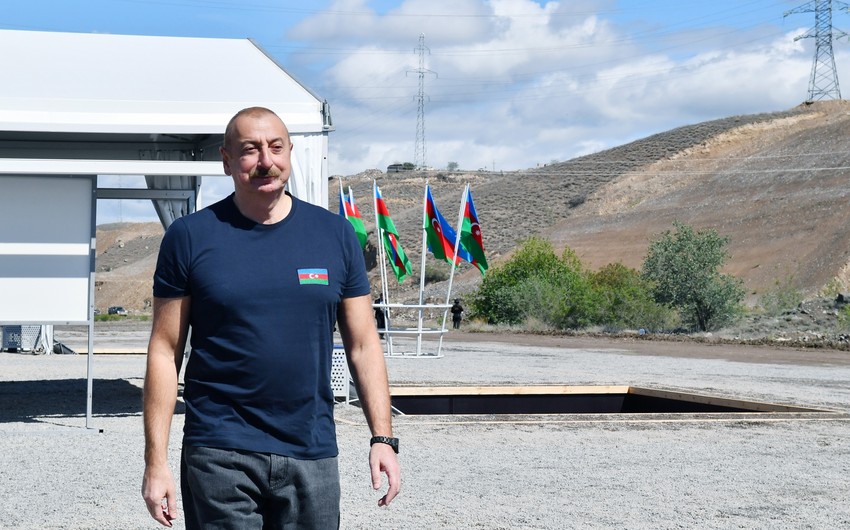 Prezident İlham Əliyev Cəbrayıla səfər edib