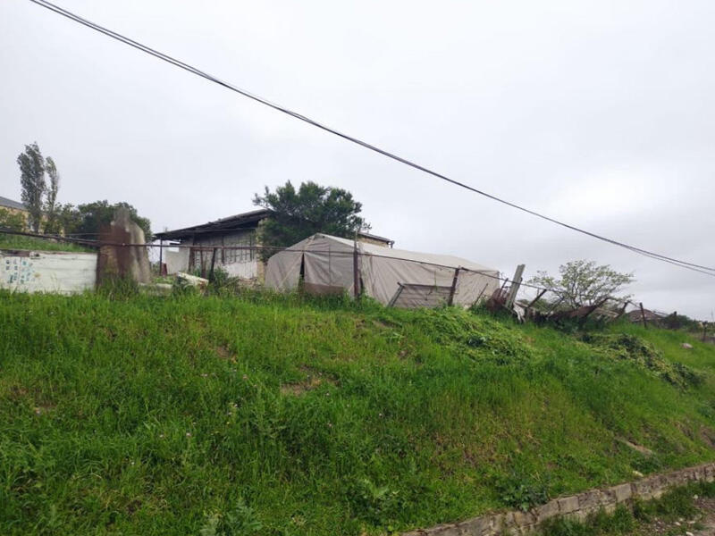 Siyəzəndə torpaq sürüşməsi olub - FOTO