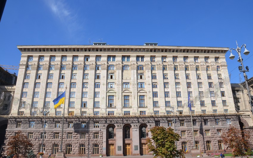 Ukrayna Dövlət Təhqiqatlar Bürosu Kiyev Şəhər Şurasında axtarışlar aparır