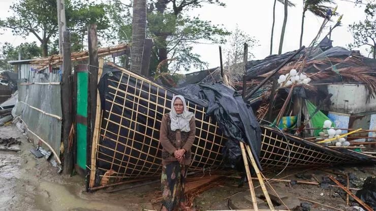 Myanmada Moça qasırğası nəticəsində 5 nəfər həlak olub