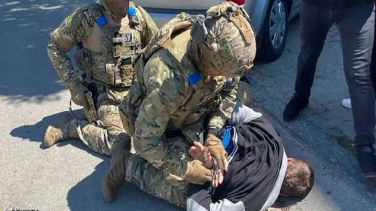 Rusiya agenti Ukrayna təhlükəsizlik xidmətinin qrupları tərəfindən belə yaxalanıb