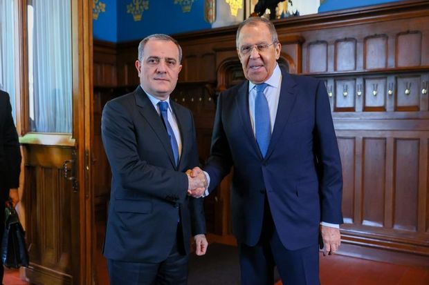 Ceyhun Bayramovun Sergey Lavrovla Moskvada görüşü keçirilib - YENİLƏNİB + FOTO/VİDEO