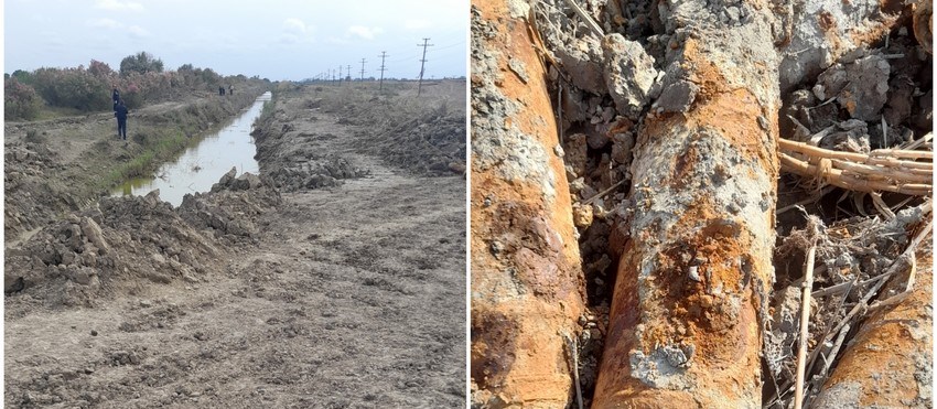 Salyanda partlamamış mərmilər tapılıb