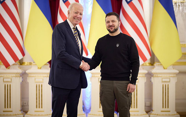 Bayden Yaponiyada Zelenski ilə görüşə bilər