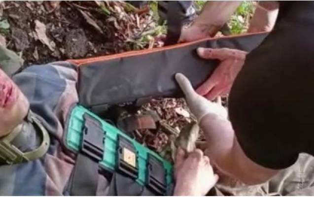 Dağlıq ərazidə köməksiz vəziyyətdə qalan şəxs xilas olundu - Fotolar + Video