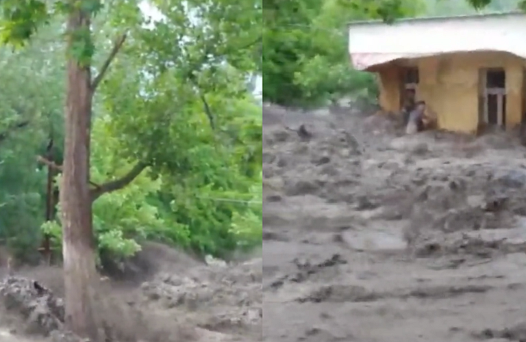 Göygöldə selin apardığı iki nəfər kəndə istirahətə gəliblərmiş - VİDEO