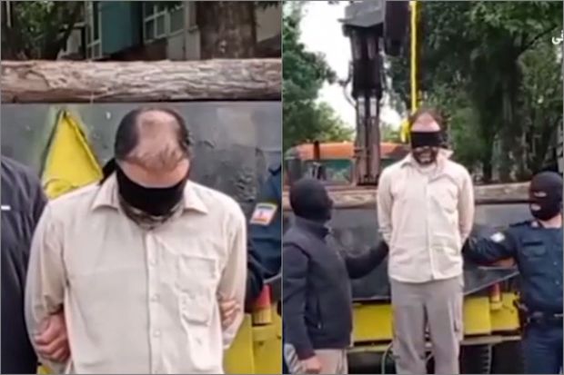 İranda hər kəsi heyrətləndirən qəddarlıq: Məhbusun edamı uşaqların gözü qarşısında keçirildi - VİDEO