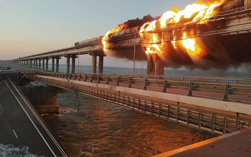 UTX rəisi Ukrayna xüsusi xidmət orqanlarının Krım körpüsünün partladılmasında əli olmasına işarə edib