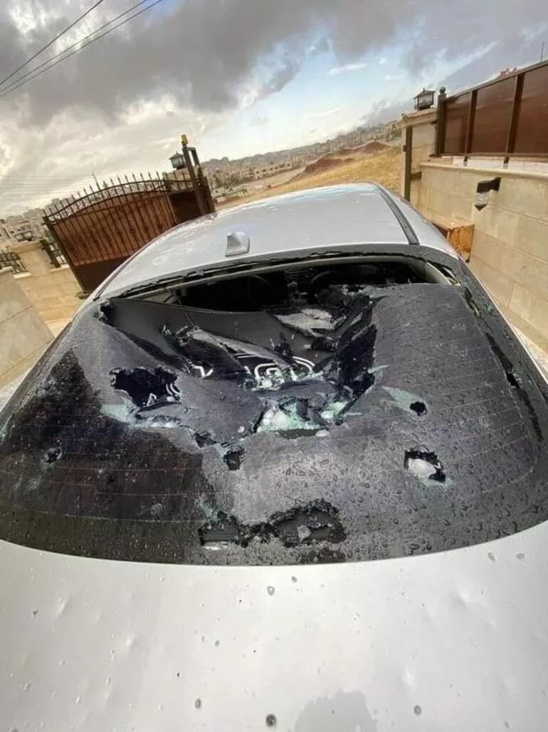 İordaniyaya qoz böyüklüyündə dolu yağdı