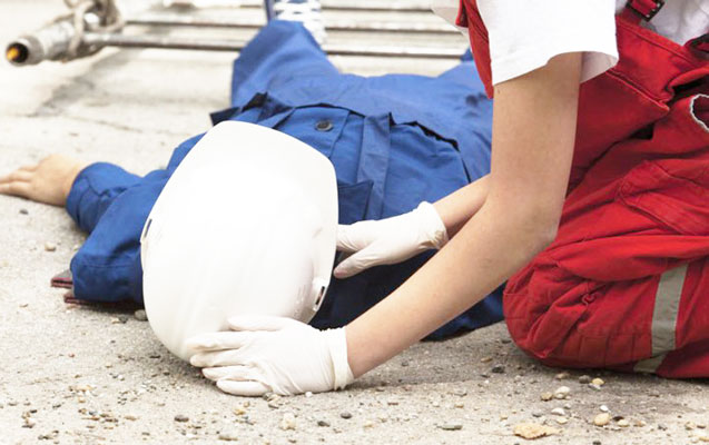 Xırdalanda fəhlə iş yerində öldü