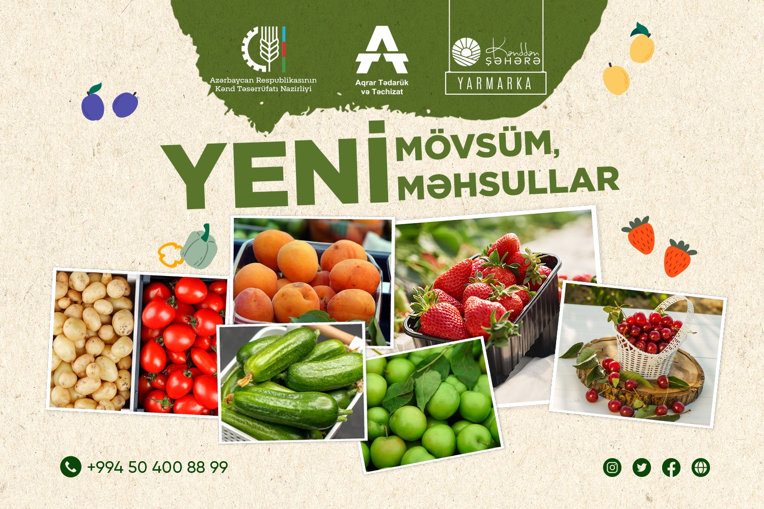 Bu tarixlərdə “Kənddən Şəhərə” həftəsonu yarmarkası keçiriləcək