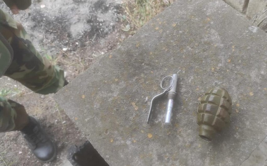 Bakıda əl qumbarası tapılıb