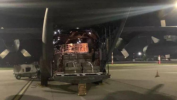 Moldovaya 6 təyyarə dolusu silah və sursat göndərib