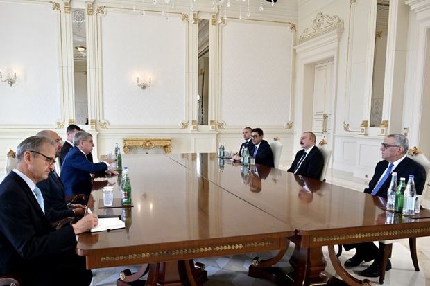 İlham Əliyev Beynəlxalq Olimpiya Komitəsinin prezidentini qəbul edib - YENİLƏNİB + FOTO