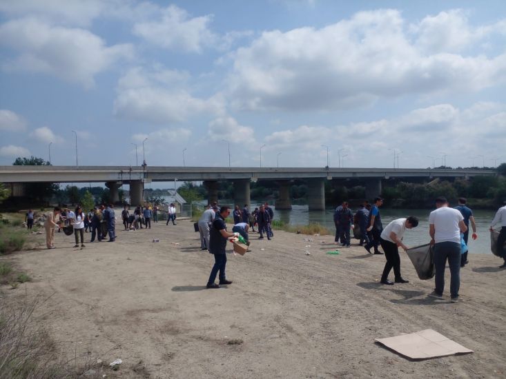 Yevlaxda 5 iyun Ümumdünya Ətraf Mühitin Mühafizəsi Gününə həsr olunmuş təmizlik aksiyası keçirilib - FOTO