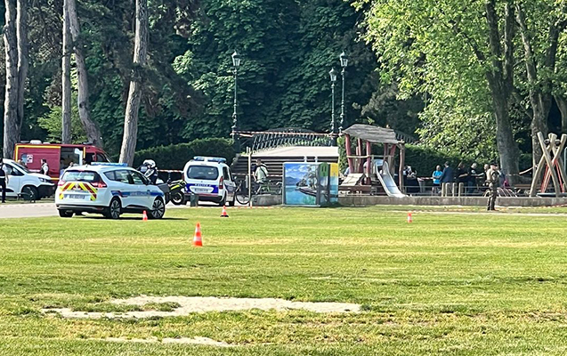 Fransada parkda uşaqlara bıçaqla hücum - Yaralılar var