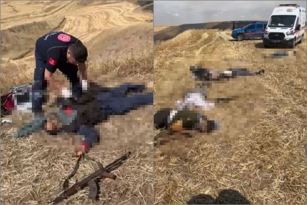 Diyarbəkirdə dəhşət: Torpaq davası qətliamla bitdi - Doqquz ölü - FOTO/VİDEO