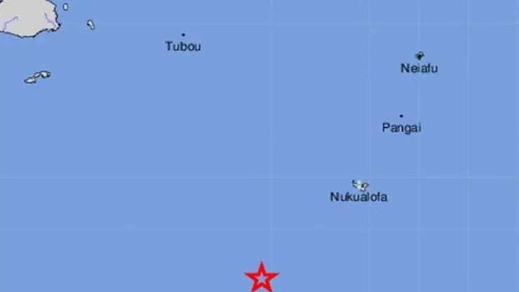 Tonqa sahillərində 7,2 bal gücündə zəlzələ baş verib