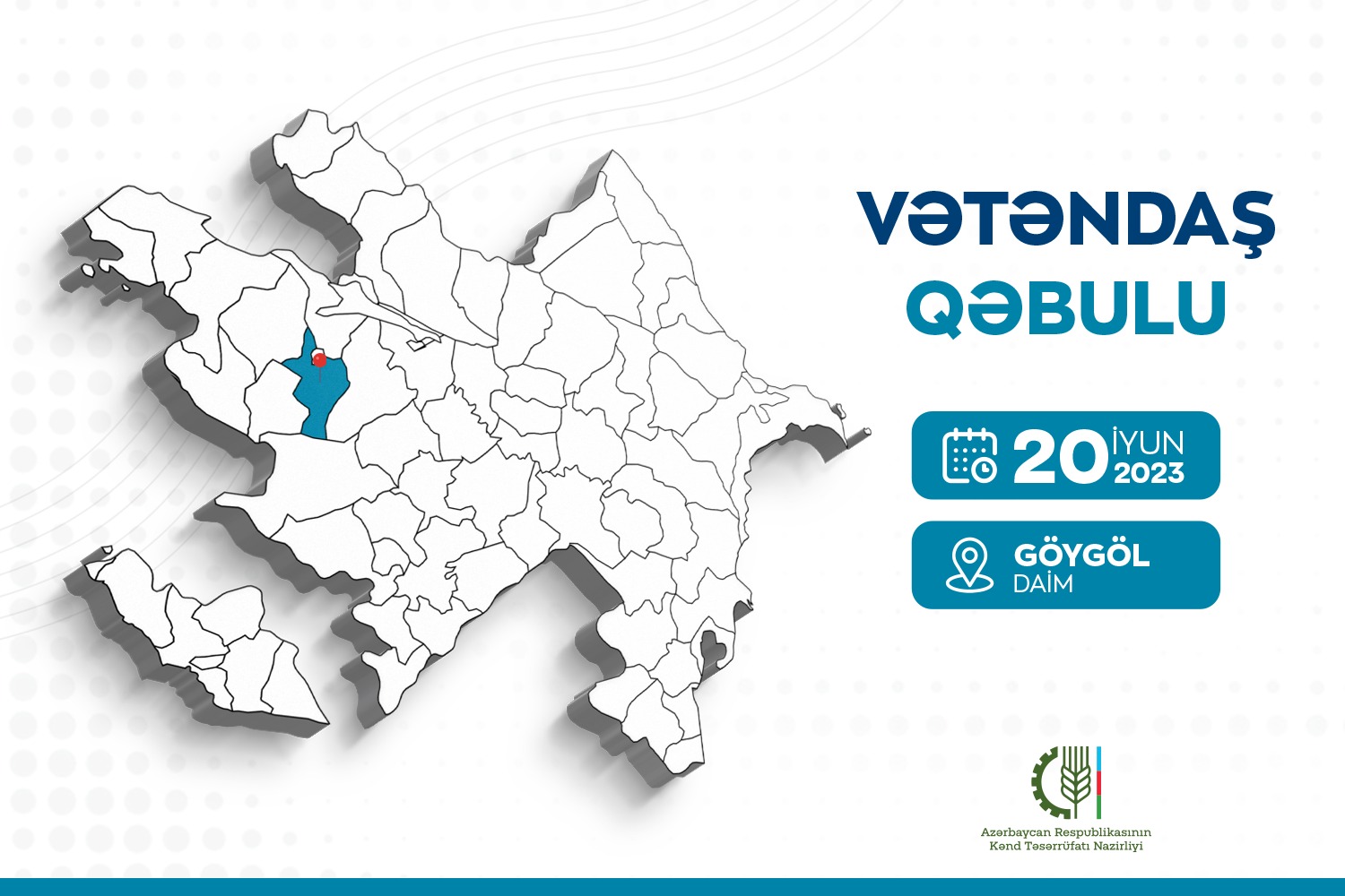 Kənd təsərrüfatı naziri Məcnun Məmmədovun vətəndaş qəbulunun vaxtı dəyişdirilib