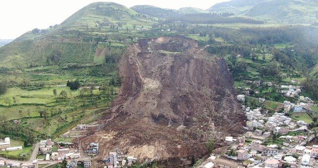 Ekvadorda torpaq sürüşməsi nəticəsində ölənlərin sayı 65-ə çatıb
