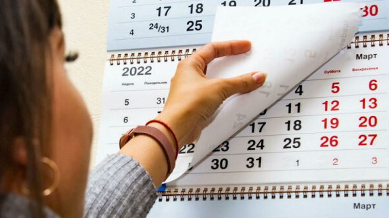 Bu tarixlərdə iş olmayacaq