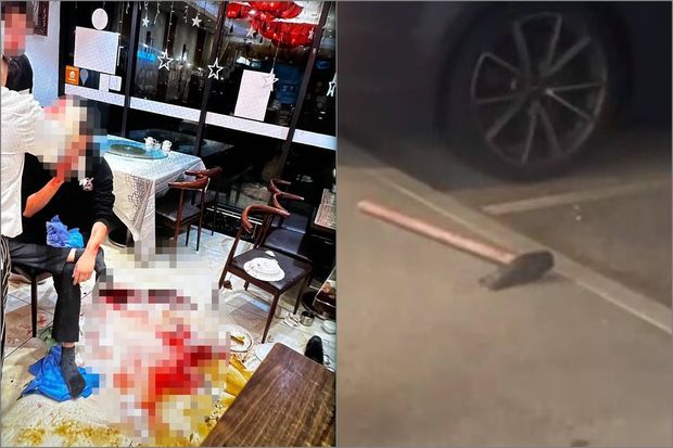 Yeni Zelandiyada restoranda dəhşət: Kişi balta ilə müştərilərə hücum etdi - FOTO/VİDEO