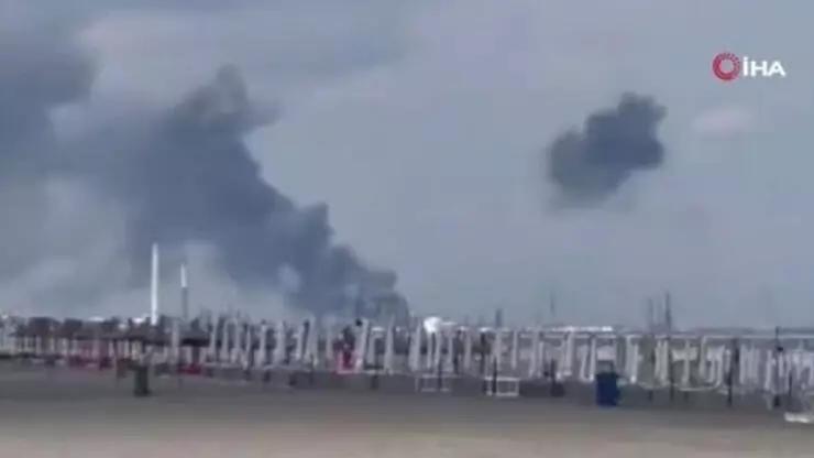 Rumıniyanın ən böyük neft emalı zavodunda yanğın olub