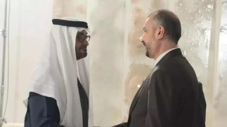 BƏƏ prezidenti İranın xarici işlər nazirini qəbul edib