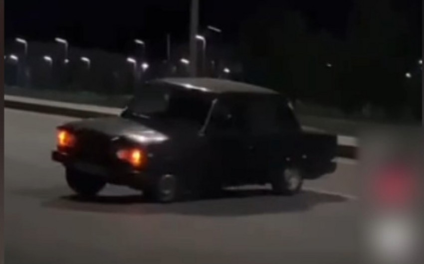 Gəncədə avtoxuliqanlıq edən şəxs saxlanılıb