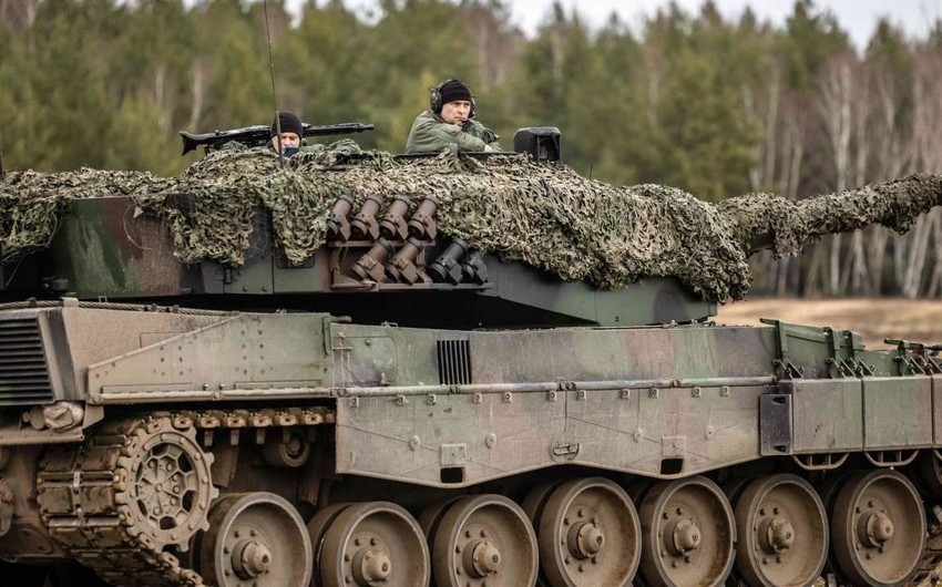 “Rheinmetall” Niderlandın adından Ukraynaya 14 ədəd “Leopard 2” tankı verəcək