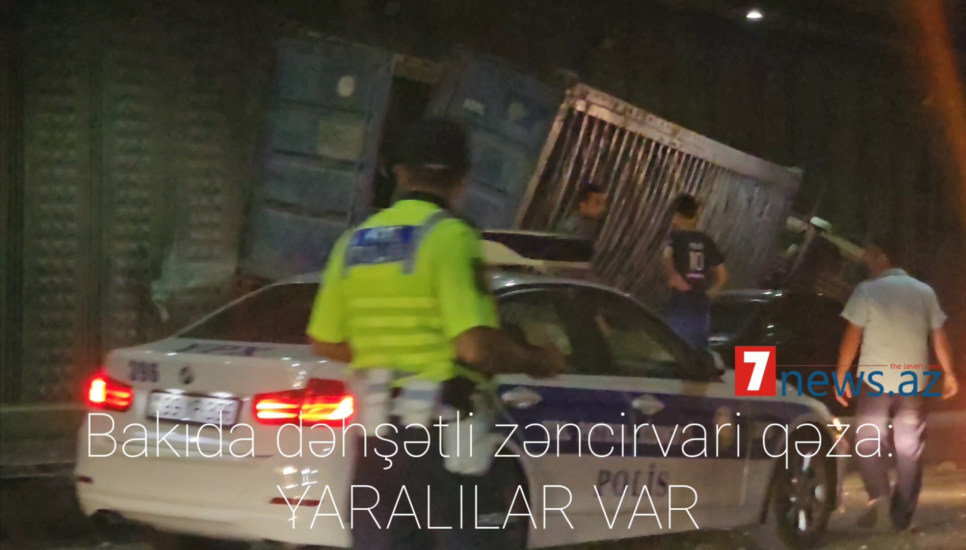 Bakıda dəhşətli zəncirvari qəza: YARALILAR VAR (VİDEO)