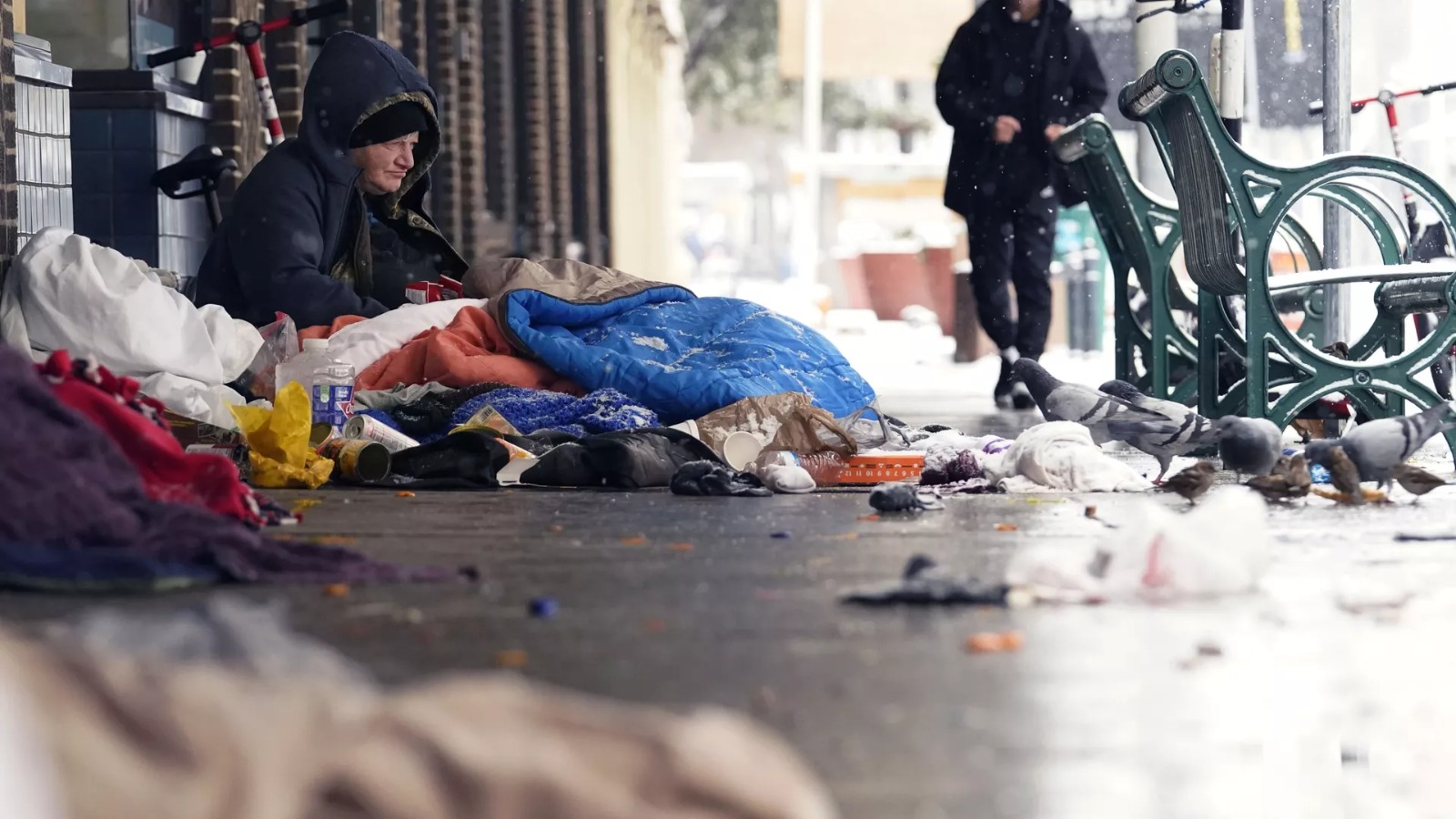 Son bir ildə Londonda evsizlərin sayı 21 faiz artıb