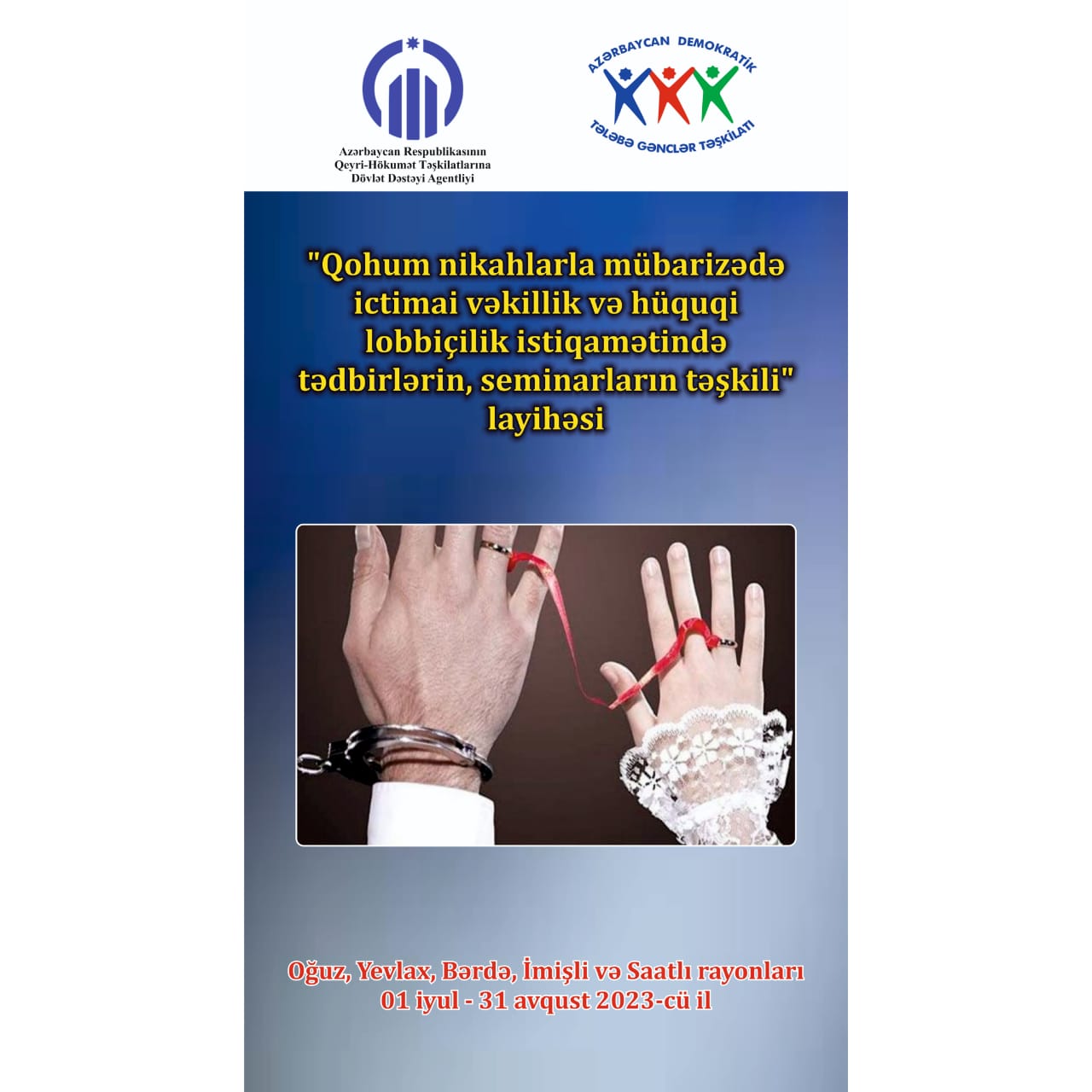 Regionlarda qohum nikahlarla mübarizəyə dair yeni layihə icra olunmağa başladı